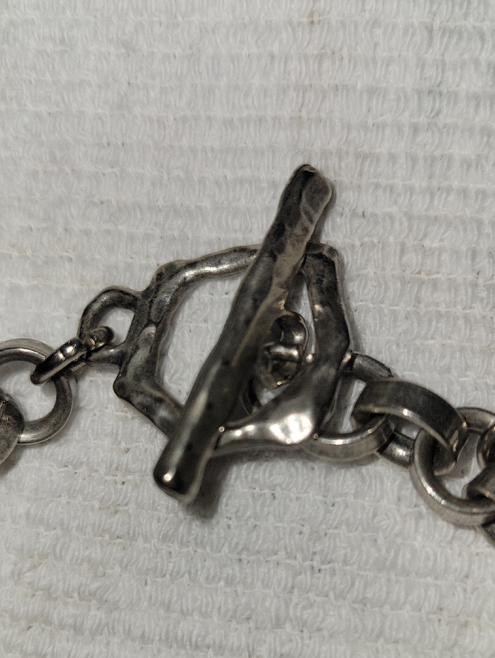 Silver Turqoise Charm Bracelet - Picture 8 of 9